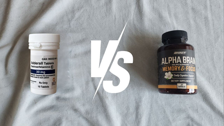 Alpha Brain vs Adderall