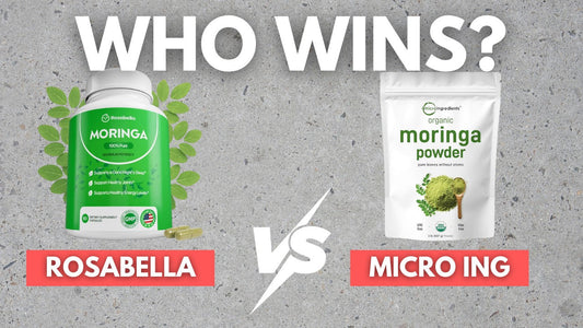 Rosabella Moringa vs Micro Ingredients Moringa